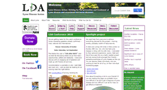 Desktop Screenshot of lymediseaseaction.org.uk
